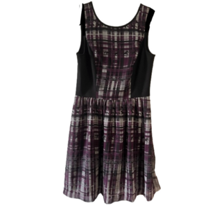 eric + lani Fit and Flare Horses Print Dress sz S